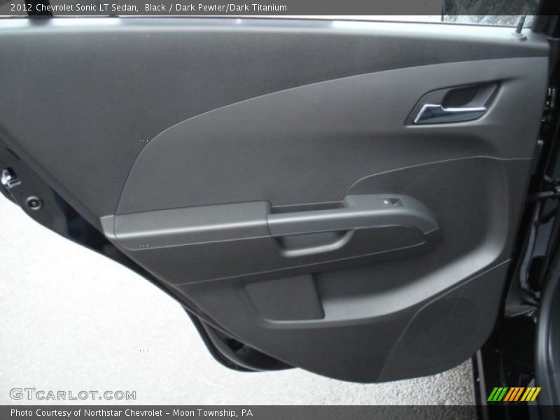 Black / Dark Pewter/Dark Titanium 2012 Chevrolet Sonic LT Sedan