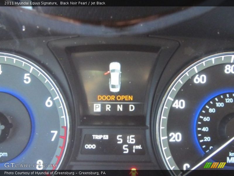 Black Noir Pearl / Jet Black 2011 Hyundai Equus Signature