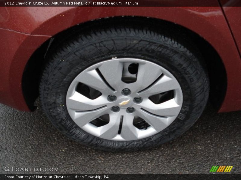 Autumn Red Metallic / Jet Black/Medium Titanium 2012 Chevrolet Cruze LS