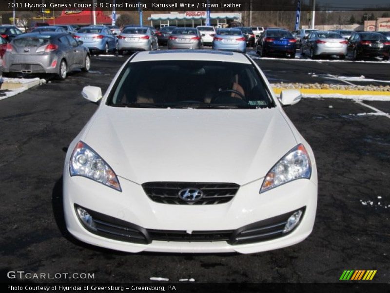 Karussell White / Brown Leather 2011 Hyundai Genesis Coupe 3.8 Grand Touring