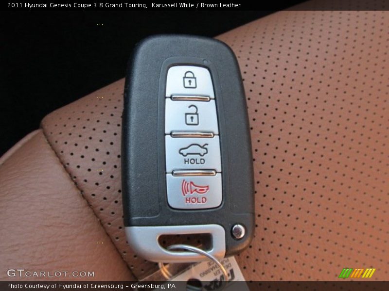 Keys of 2011 Genesis Coupe 3.8 Grand Touring