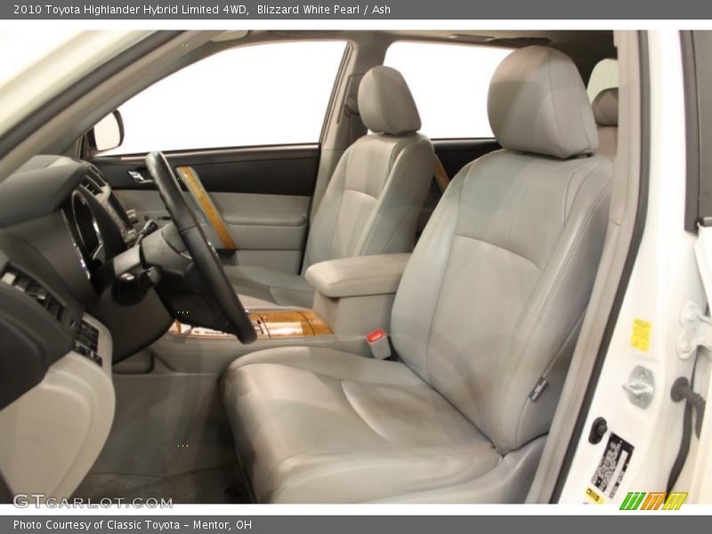  2010 Highlander Hybrid Limited 4WD Ash Interior