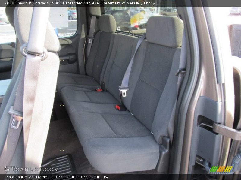 Desert Brown Metallic / Ebony 2008 Chevrolet Silverado 1500 LT Extended Cab 4x4
