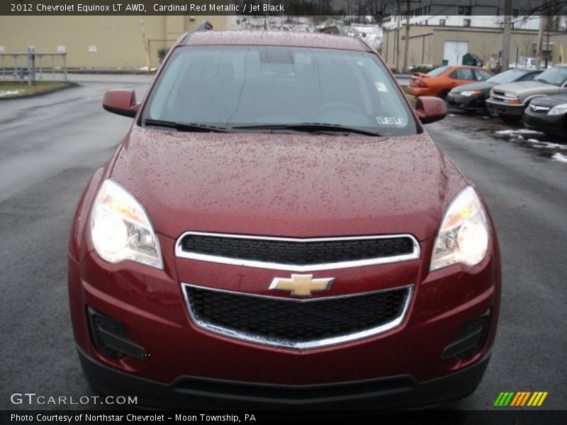 Cardinal Red Metallic / Jet Black 2012 Chevrolet Equinox LT AWD