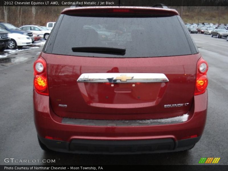 Cardinal Red Metallic / Jet Black 2012 Chevrolet Equinox LT AWD