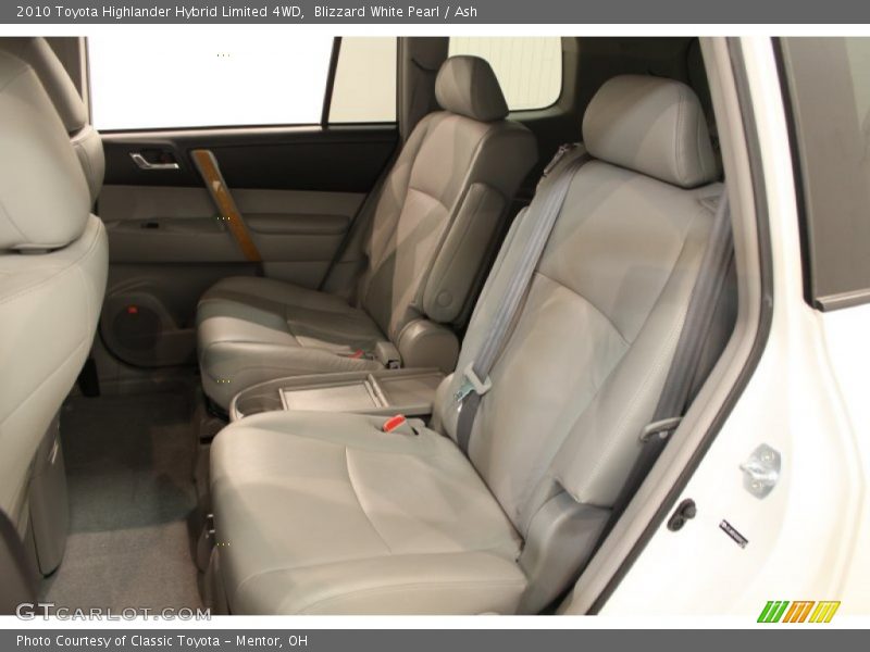 Blizzard White Pearl / Ash 2010 Toyota Highlander Hybrid Limited 4WD