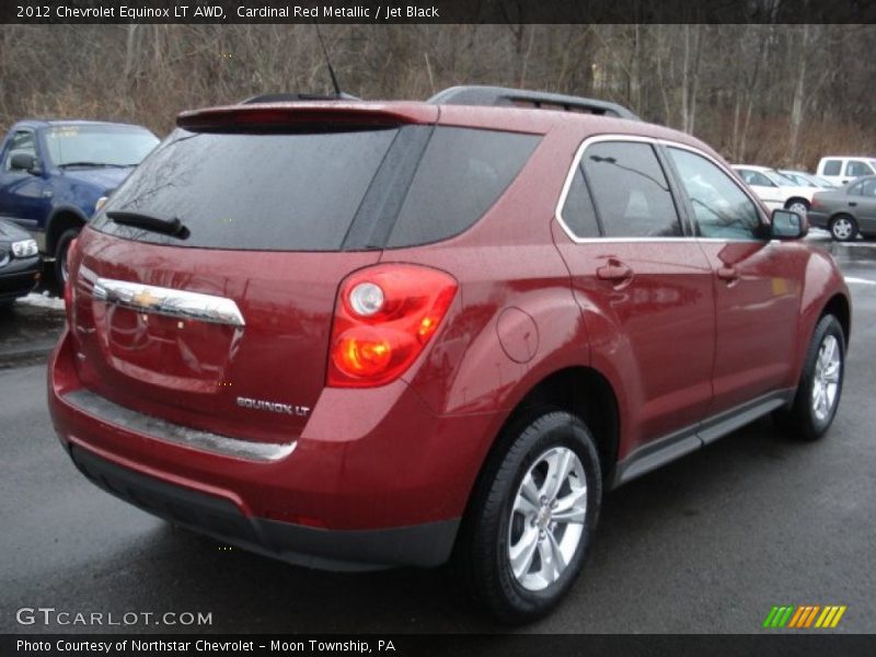 Cardinal Red Metallic / Jet Black 2012 Chevrolet Equinox LT AWD