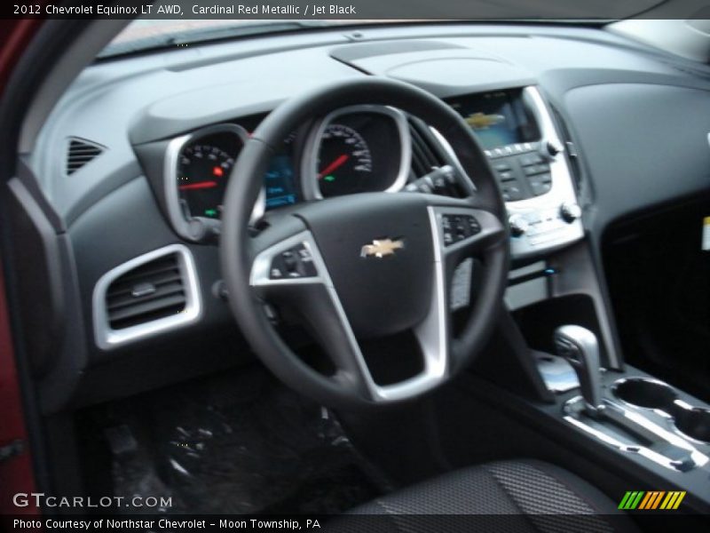 Cardinal Red Metallic / Jet Black 2012 Chevrolet Equinox LT AWD
