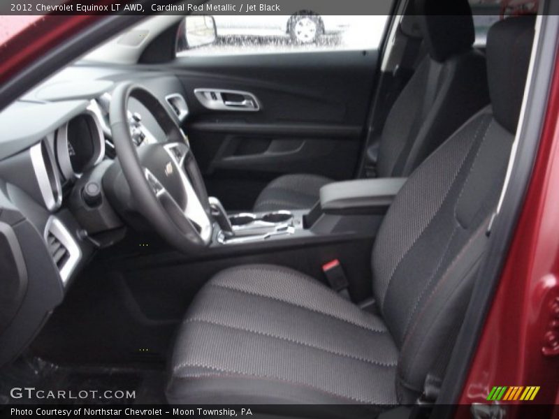 Cardinal Red Metallic / Jet Black 2012 Chevrolet Equinox LT AWD