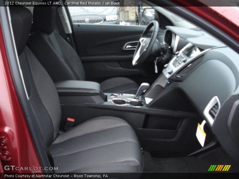 Cardinal Red Metallic / Jet Black 2012 Chevrolet Equinox LT AWD