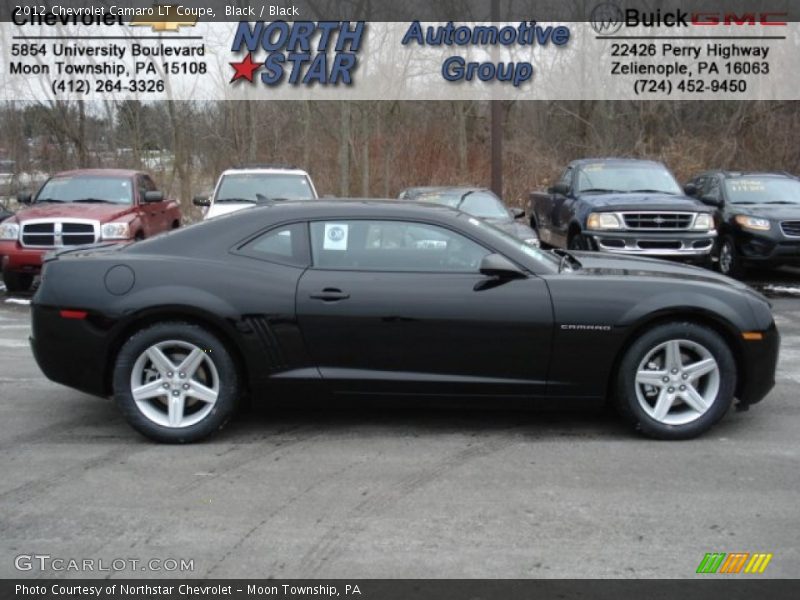 Black / Black 2012 Chevrolet Camaro LT Coupe