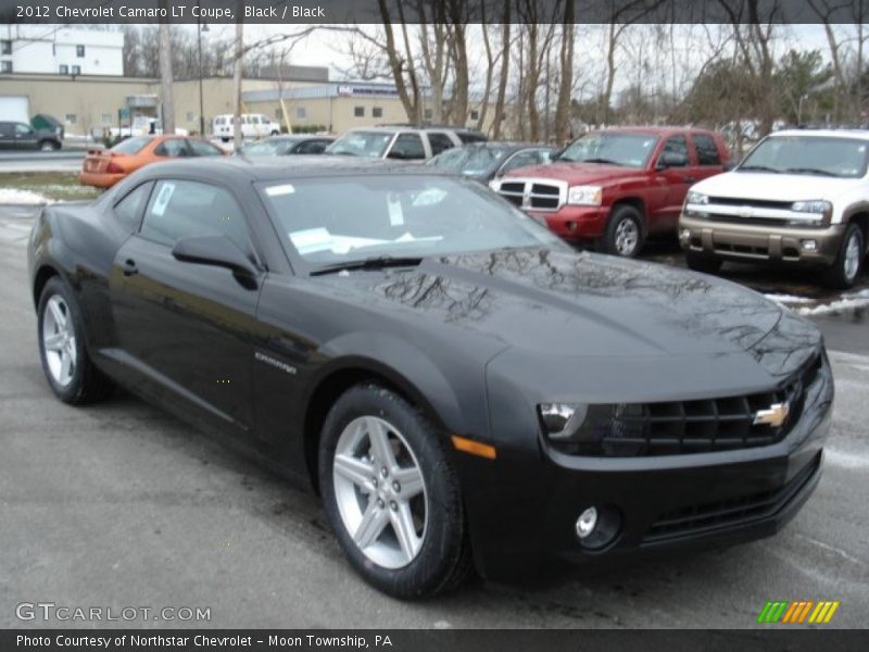 Black / Black 2012 Chevrolet Camaro LT Coupe