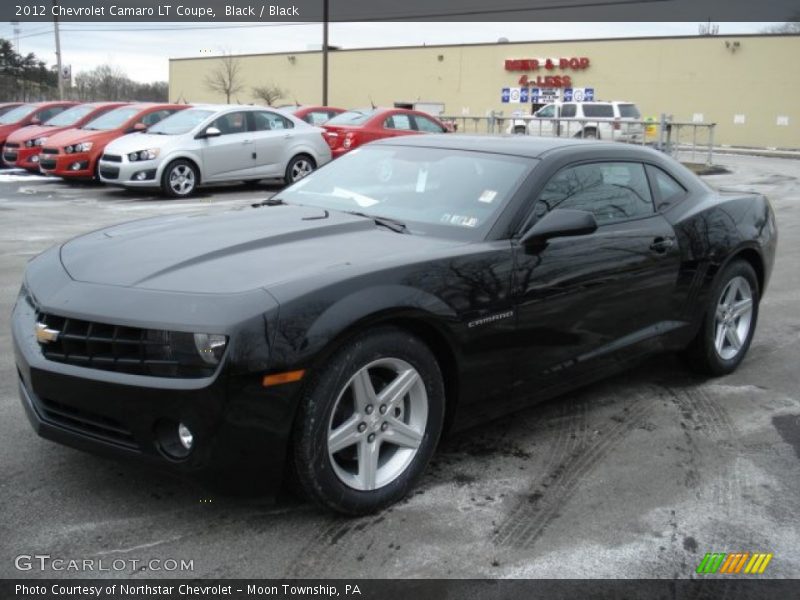 Black / Black 2012 Chevrolet Camaro LT Coupe