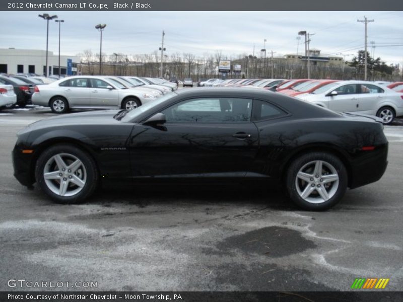 Black / Black 2012 Chevrolet Camaro LT Coupe