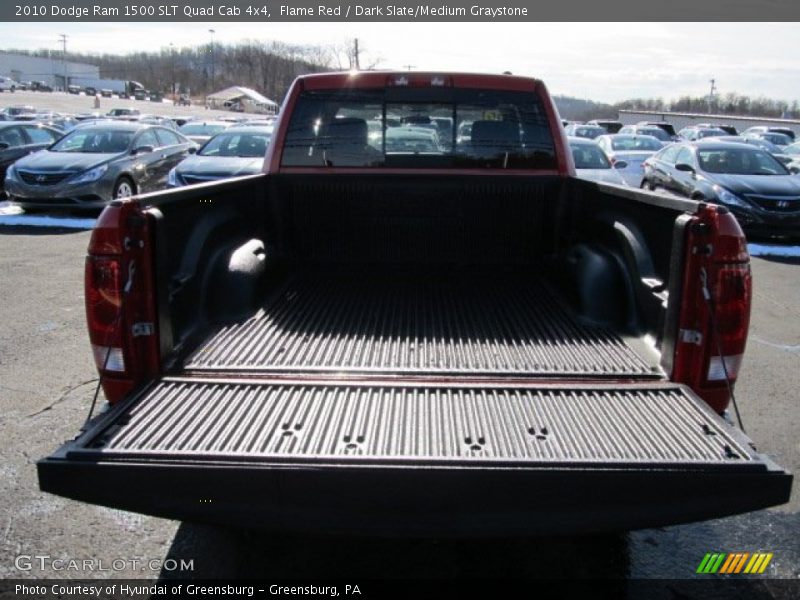 Flame Red / Dark Slate/Medium Graystone 2010 Dodge Ram 1500 SLT Quad Cab 4x4