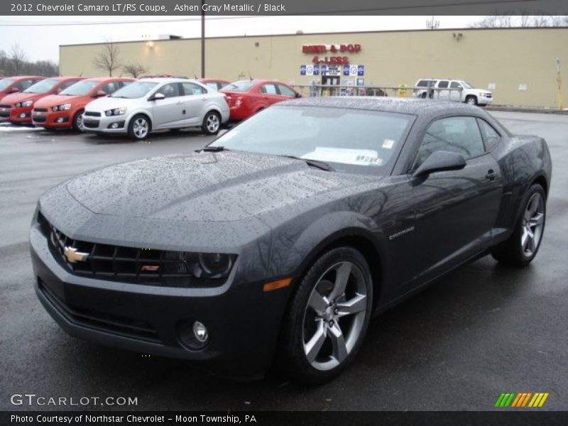 Ashen Gray Metallic / Black 2012 Chevrolet Camaro LT/RS Coupe