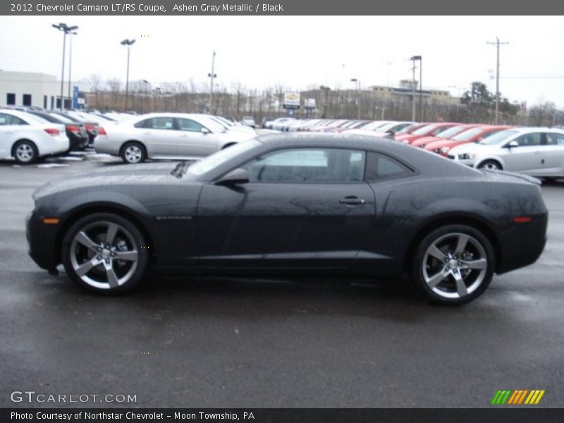 Ashen Gray Metallic / Black 2012 Chevrolet Camaro LT/RS Coupe