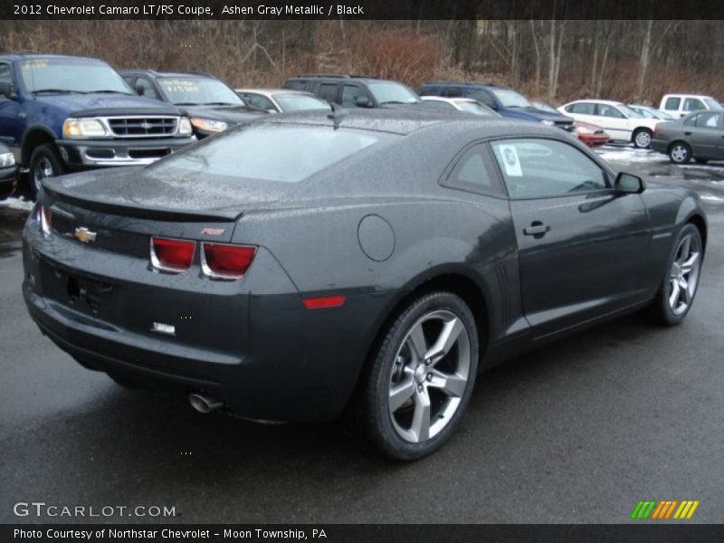 Ashen Gray Metallic / Black 2012 Chevrolet Camaro LT/RS Coupe