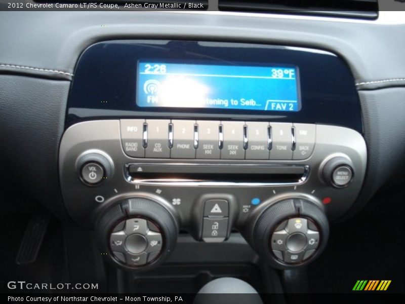 Ashen Gray Metallic / Black 2012 Chevrolet Camaro LT/RS Coupe