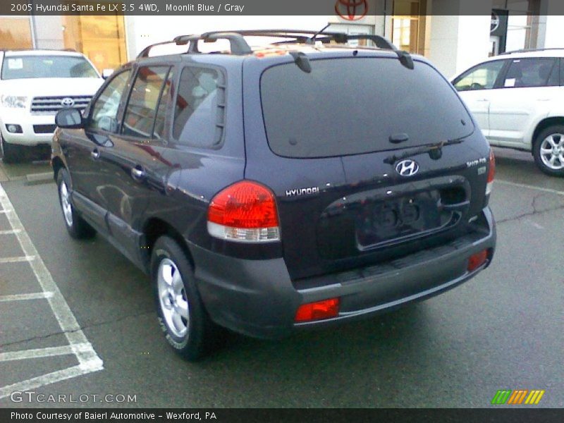 Moonlit Blue / Gray 2005 Hyundai Santa Fe LX 3.5 4WD