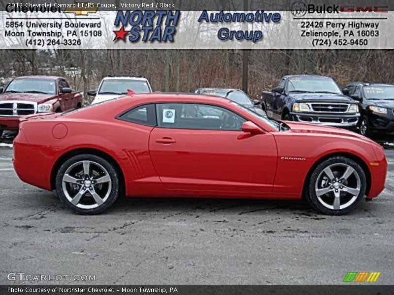 Victory Red / Black 2012 Chevrolet Camaro LT/RS Coupe