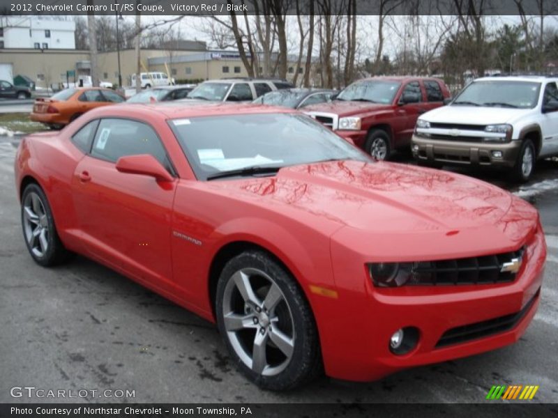 Victory Red / Black 2012 Chevrolet Camaro LT/RS Coupe