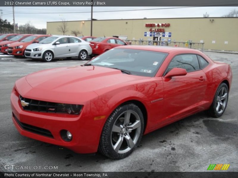 Victory Red / Black 2012 Chevrolet Camaro LT/RS Coupe