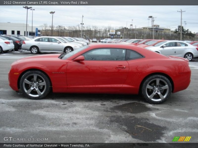 Victory Red / Black 2012 Chevrolet Camaro LT/RS Coupe