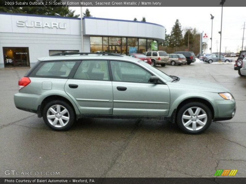 Seacrest Green Metallic / Warm Ivory 2009 Subaru Outback 2.5i Special Edition Wagon