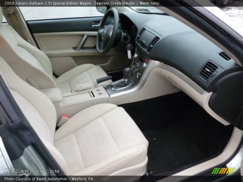 Seacrest Green Metallic / Warm Ivory 2009 Subaru Outback 2.5i Special Edition Wagon