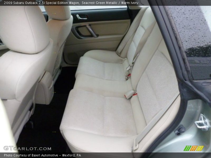 Seacrest Green Metallic / Warm Ivory 2009 Subaru Outback 2.5i Special Edition Wagon