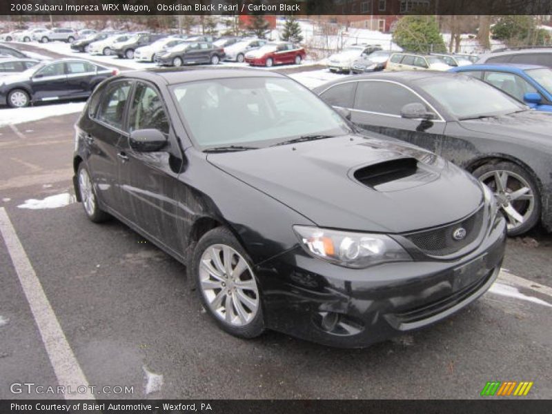 Obsidian Black Pearl / Carbon Black 2008 Subaru Impreza WRX Wagon
