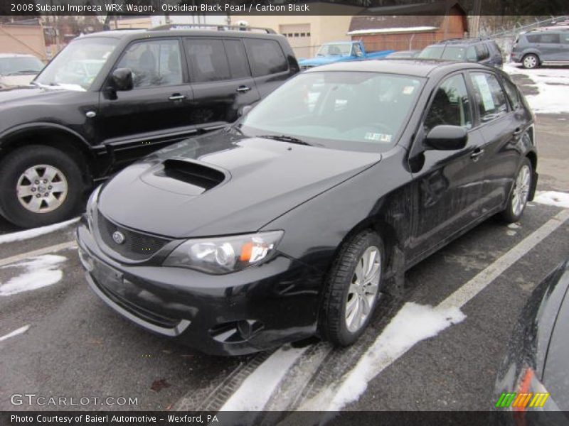 Obsidian Black Pearl / Carbon Black 2008 Subaru Impreza WRX Wagon