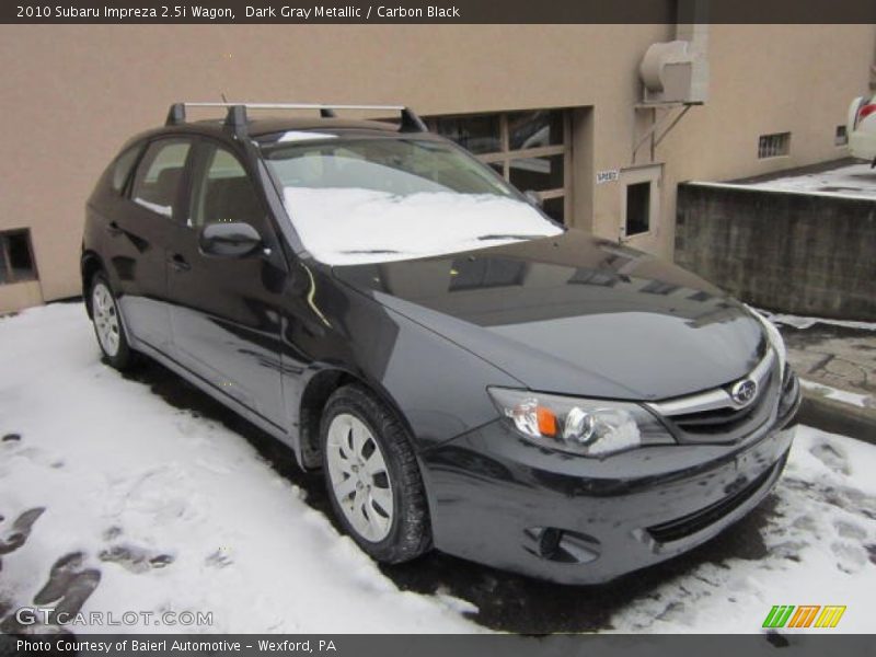 Dark Gray Metallic / Carbon Black 2010 Subaru Impreza 2.5i Wagon