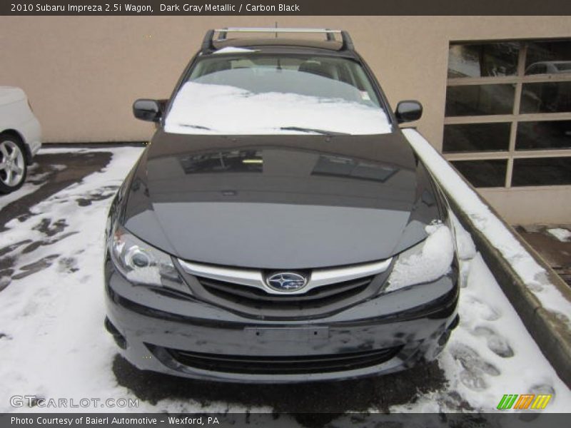 Dark Gray Metallic / Carbon Black 2010 Subaru Impreza 2.5i Wagon