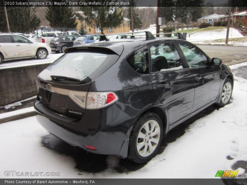 Dark Gray Metallic / Carbon Black 2010 Subaru Impreza 2.5i Wagon