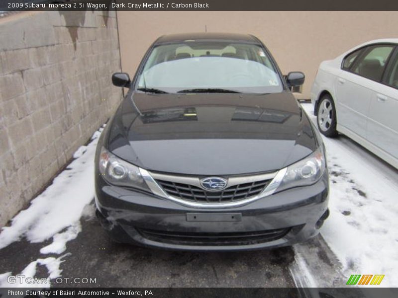 Dark Gray Metallic / Carbon Black 2009 Subaru Impreza 2.5i Wagon
