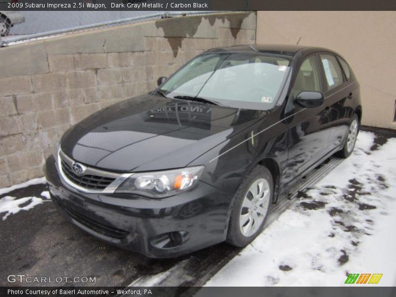 Dark Gray Metallic / Carbon Black 2009 Subaru Impreza 2.5i Wagon