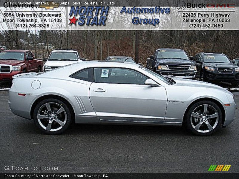 Silver Ice Metallic / Black 2012 Chevrolet Camaro LT/RS Coupe