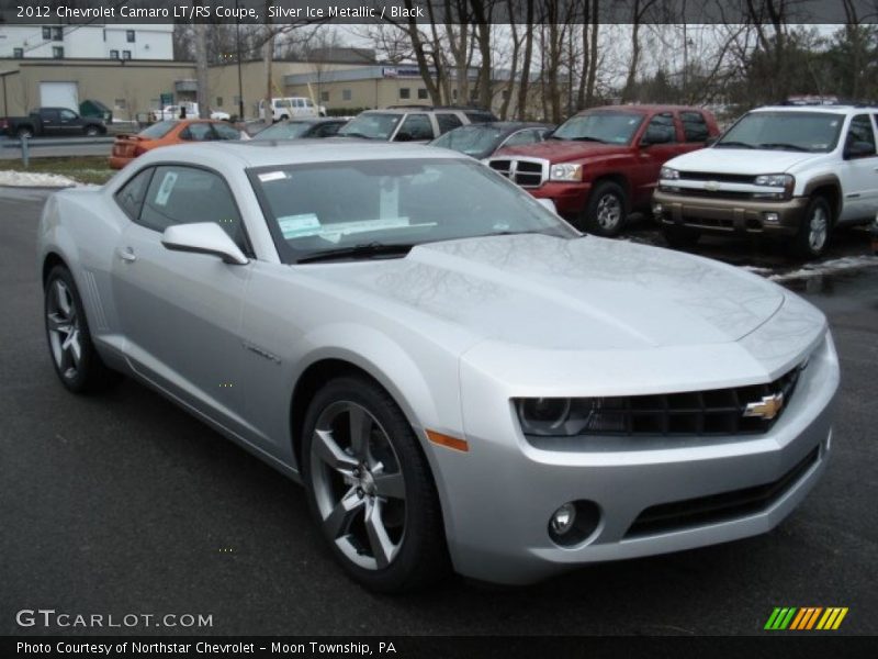 Silver Ice Metallic / Black 2012 Chevrolet Camaro LT/RS Coupe
