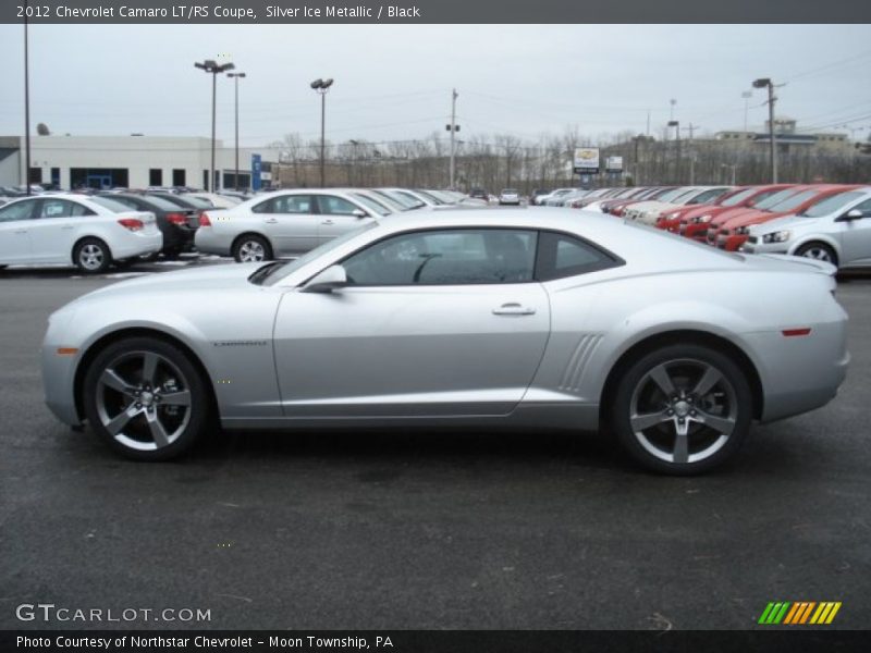 Silver Ice Metallic / Black 2012 Chevrolet Camaro LT/RS Coupe
