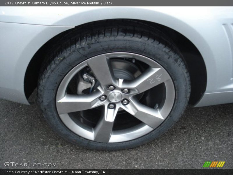 Silver Ice Metallic / Black 2012 Chevrolet Camaro LT/RS Coupe