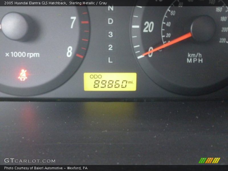 Sterling Metallic / Gray 2005 Hyundai Elantra GLS Hatchback