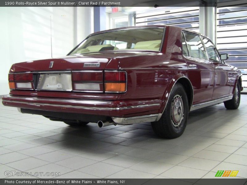 Claret Red / Parchment 1990 Rolls-Royce Silver Spur II Mulliner