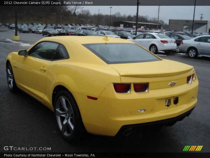 Rally Yellow / Black 2012 Chevrolet Camaro SS/RS Coupe