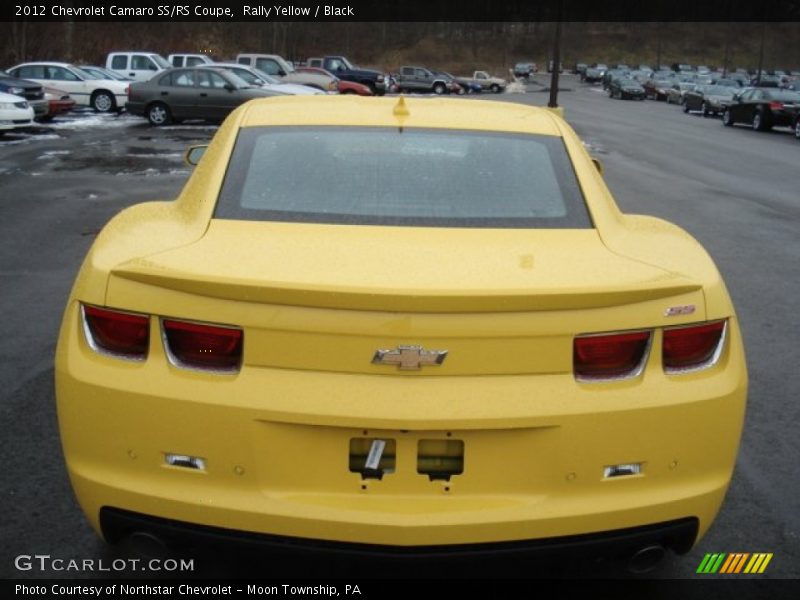 Rally Yellow / Black 2012 Chevrolet Camaro SS/RS Coupe