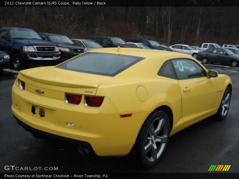 Rally Yellow / Black 2012 Chevrolet Camaro SS/RS Coupe
