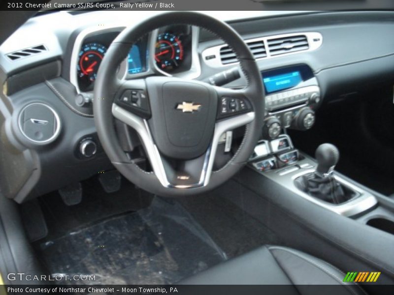 Rally Yellow / Black 2012 Chevrolet Camaro SS/RS Coupe
