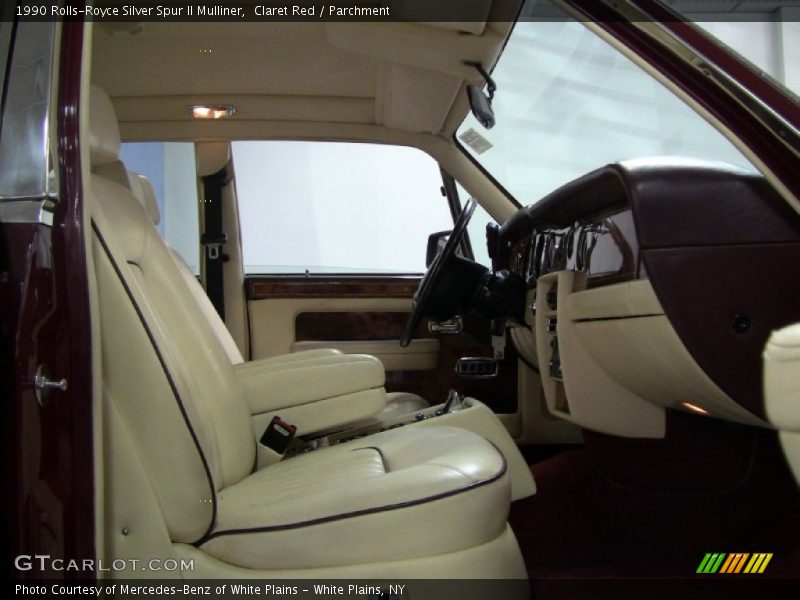 Claret Red / Parchment 1990 Rolls-Royce Silver Spur II Mulliner