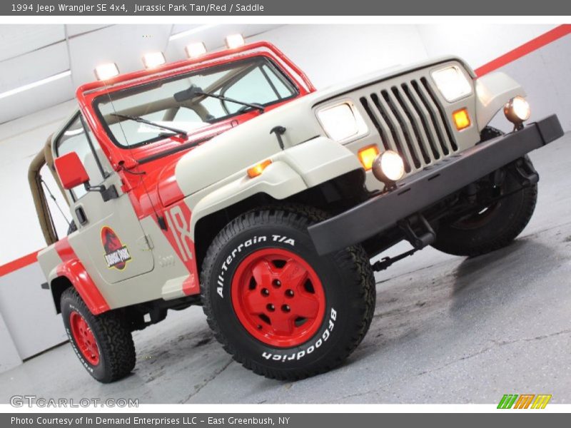 Jurassic Park Tan/Red / Saddle 1994 Jeep Wrangler SE 4x4